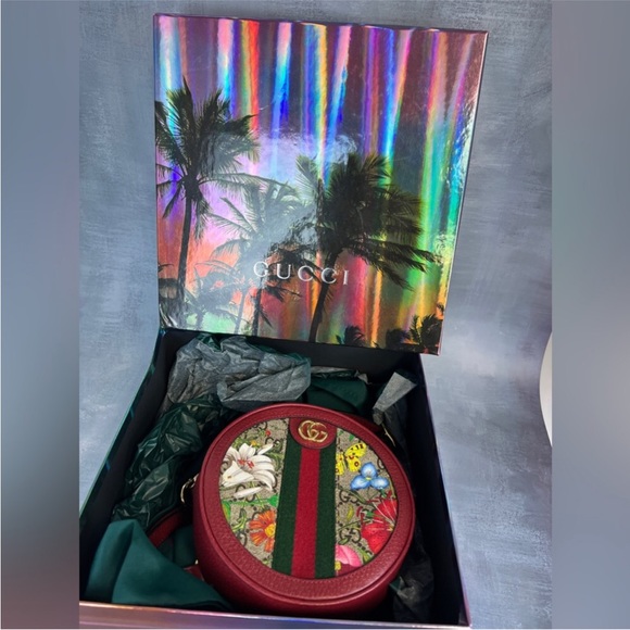 Gucci Ophidia Flora Round Backpack - Picture 7 of 9